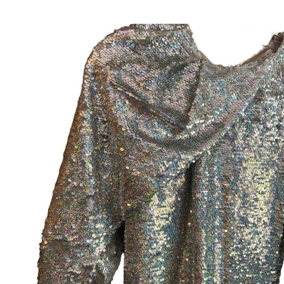 Zara Sequined Dress Large - Picture 5 of 7
